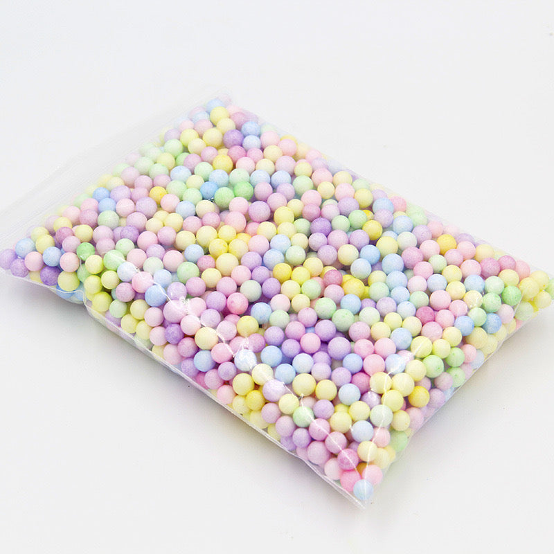 color foam balls